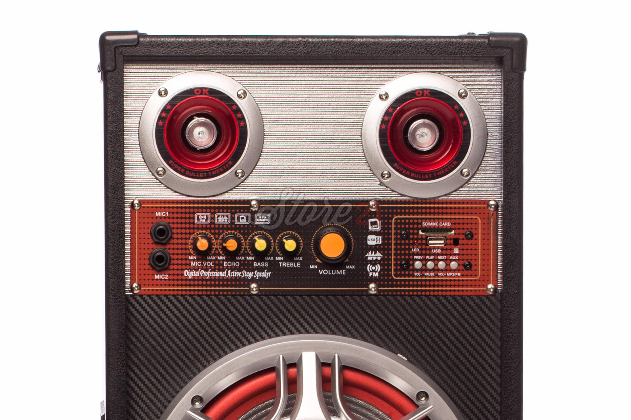 Set Boxe Active 623 , 650W ,Telecomanda, Bluetooth ,Radio, Usb ,SD Card,4 Subwoofere De 10 Inch